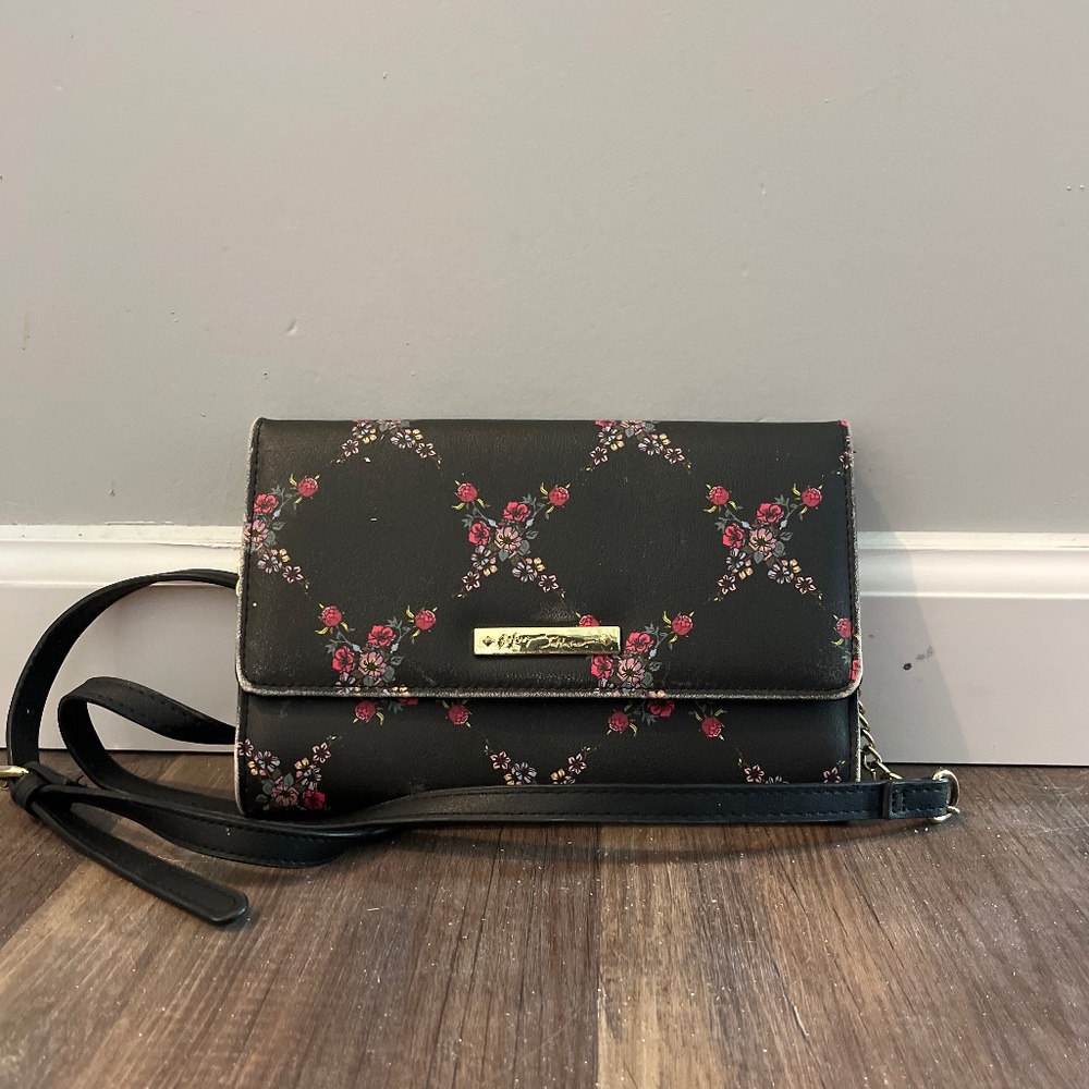 betsey johnson | black floral